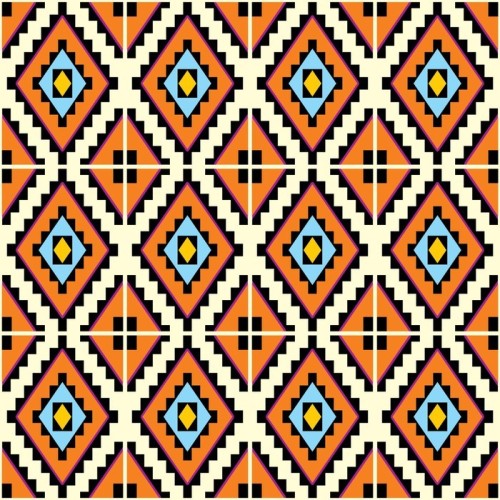 Fototapeta Mexican geometryczne tło bez szwu