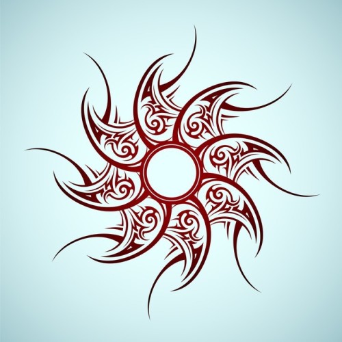 Fototapeta Tribal Sun