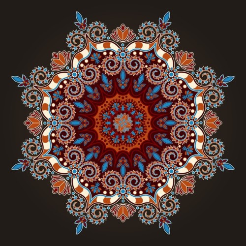 Fototapeta Radialna wzór geometryczny