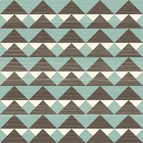 Fototapeta Retro geometryczne trójkąty szwu