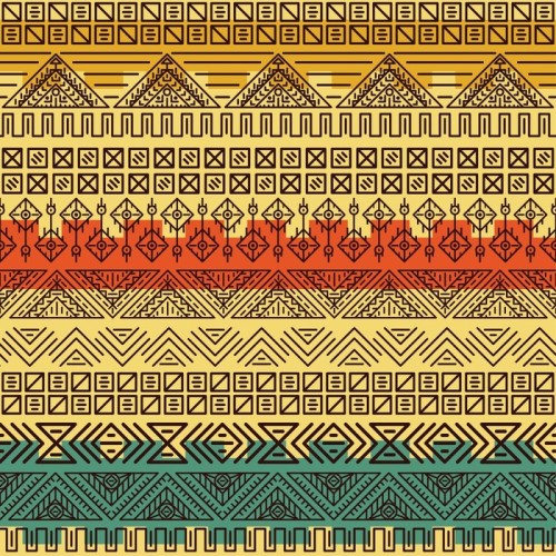 Fototapeta Vector retro wzór. aztec tła.