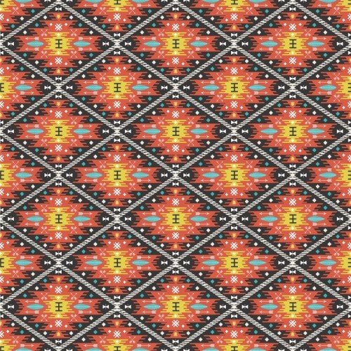 Fototapeta Aztec geometrycznych bez szwu kolorowy wzór