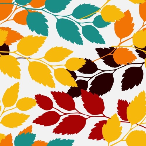 Fototapeta Liście Seamless Pattern