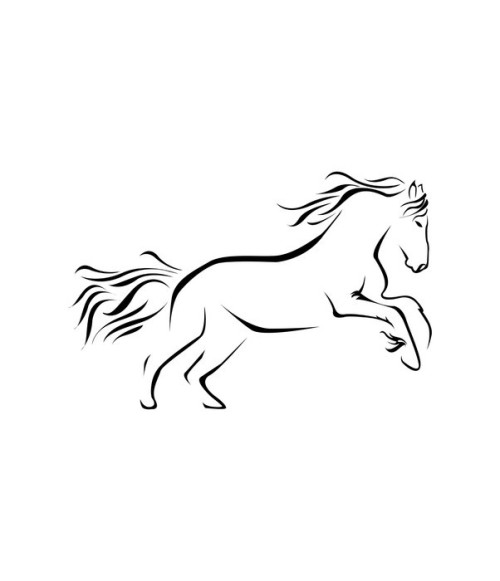 Fototapeta Symbol konia, ilustracji wektorowych