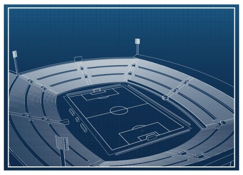Fototapeta Stadion piłkarski