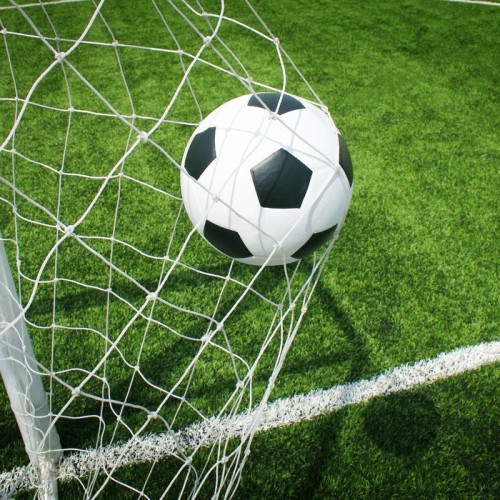 Fototapeta Boisko do piłki nożnej piłka nożna piłka linii stadion trawa tekstury tła