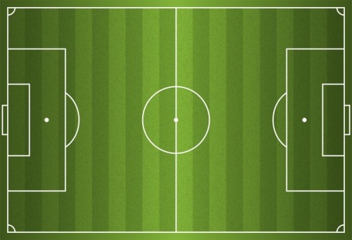Fototapeta Realistyczne Football Vector - Soccer Field