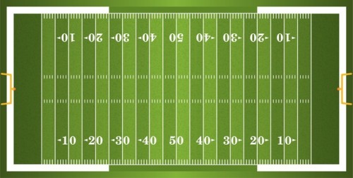 Fototapeta Textured Trawa American Football Field