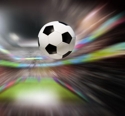 Fototapeta Piłka nożna w Stadium