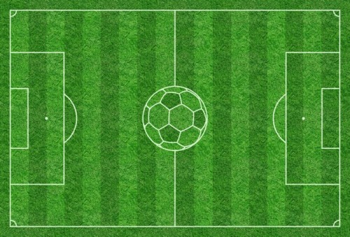 Fototapeta Fussballrasen