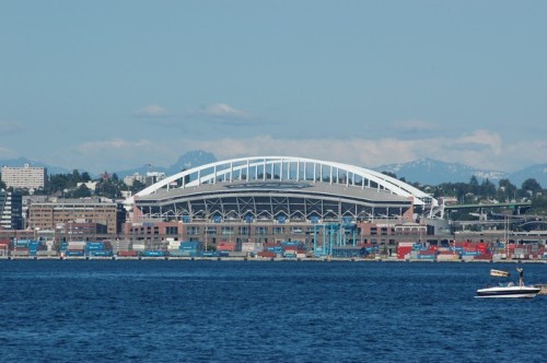 Fototapeta Qwest Seahawks pola Seattle