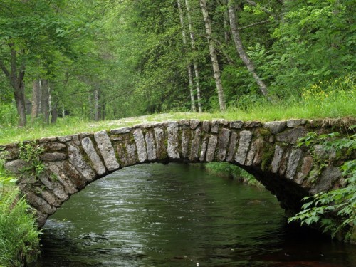 Fototapeta Steinbrücke