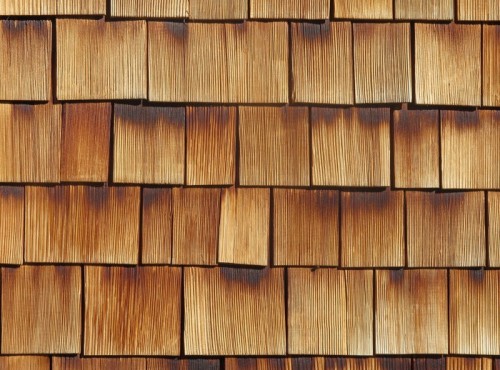 Fototapeta Gonty drewniane Holzschindeln -