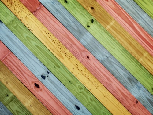 Fototapeta Kolorowe tło drewna, malarstwa