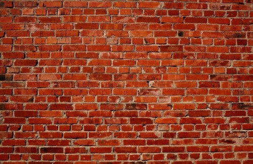 Fototapeta Czerwony mur z cegły
