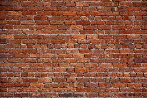Fototapeta Stary czerwony mur z cegły