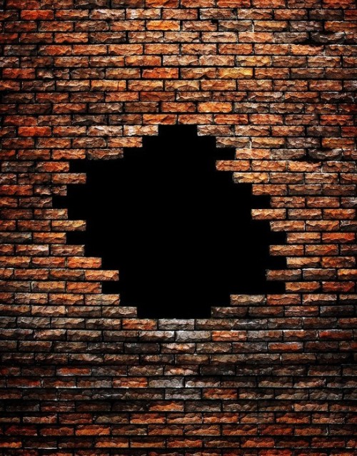 Fototapeta Uszkodzony mur