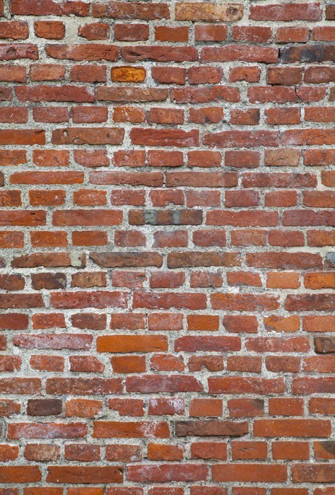 Fototapeta Zużyte tle Red Brick Wall