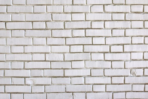 Fototapeta Biały Textured Brick Wall
