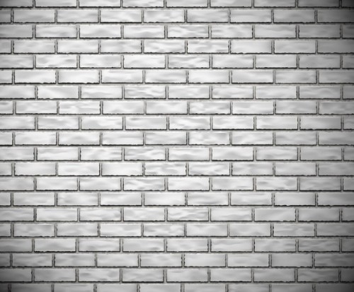 Fototapeta Biały mur z cegły