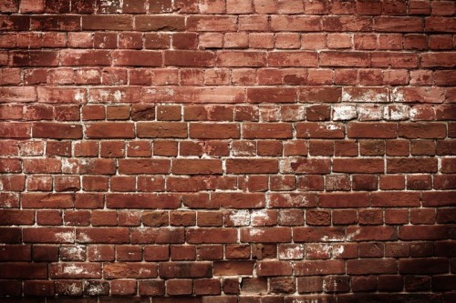 Fototapeta Czerwony mur z cegły