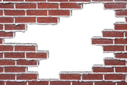 Fototapeta Uszkodzony mur
