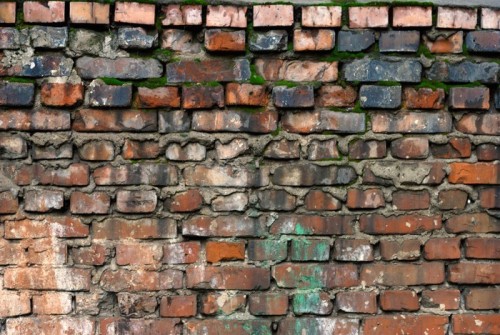 Fototapeta Fragment Spotted wyblakły mur z białego stiuku