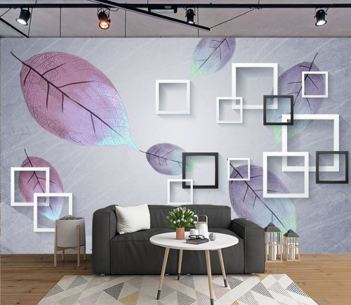 Fototapeta Fioletowy, fioletowy i salon