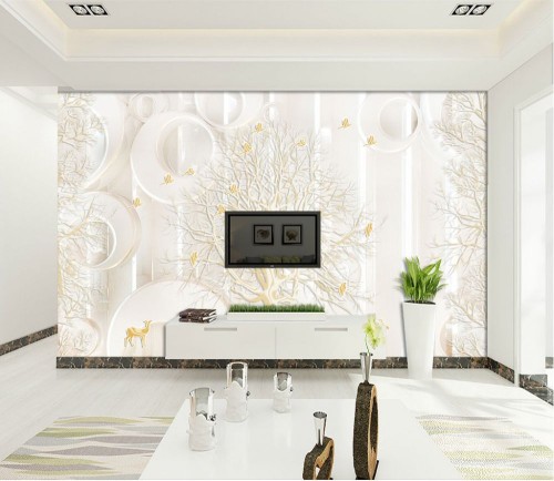 Fototapeta Sala, salon i Ściana