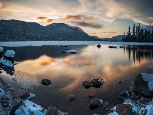 Fototapeta Niebo, zbiornik wodny i Natura