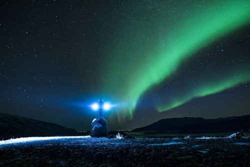 Fototapeta Niebo, zorza polarna i Natura