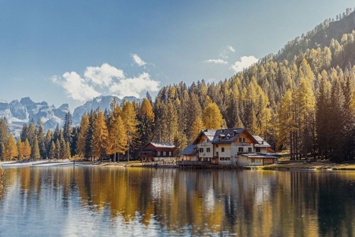 Fototapeta Naturalny krajobraz, odbicie i Natura
