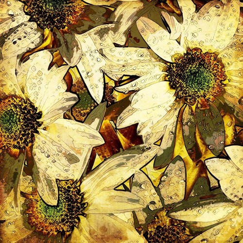 Fototapeta Art kwiaty 