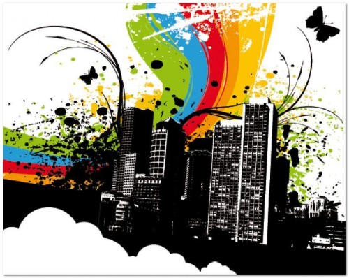 Fototapeta Megalopolis 