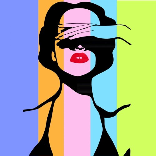 Fototapeta Dziewczyna w stylu pop art