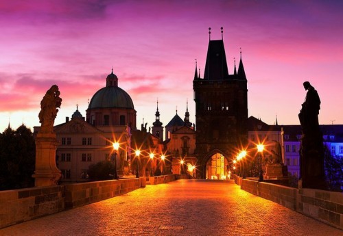 Fototapeta Nocna Praga