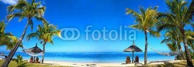Fototapeta Tropikalna plaża panorama 