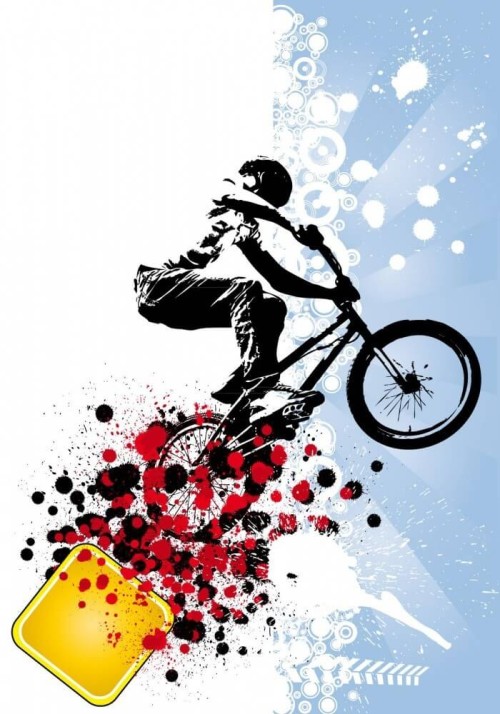 Fototapeta Rowerzysta