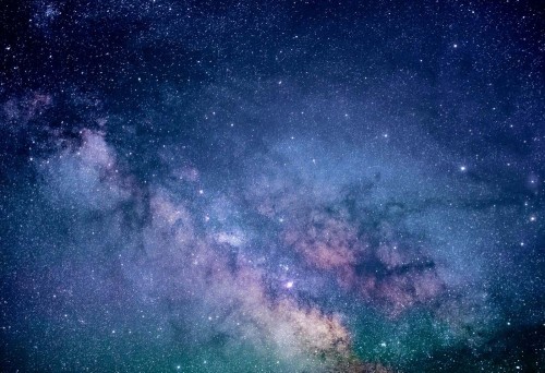 Fototapeta Niebo, galaktyka i atmosfera