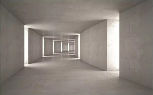 Fototapeta Betonowy korytarz