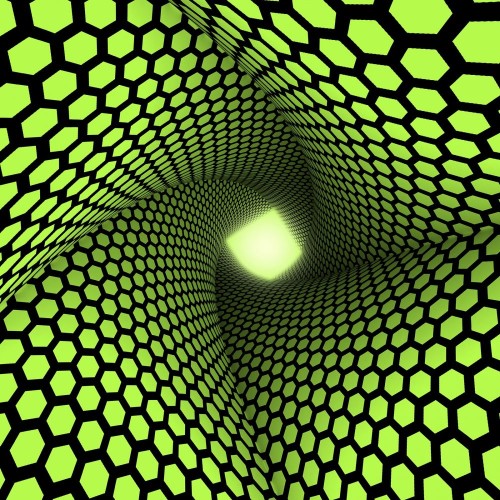 Fototapeta Zielony tunel