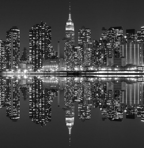Fototapeta Nocne ogni miasta