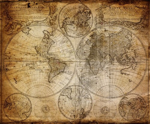 Fototapeta Geografia kontynenty