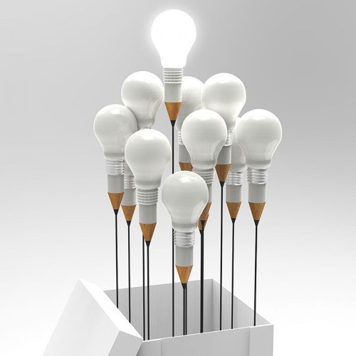 Fototapeta Lampa-ołówek