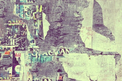 Fototapeta Stary poster