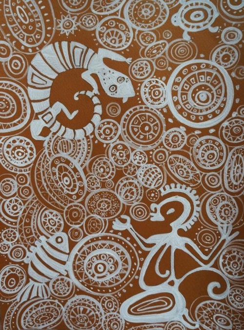 Fototapeta Plemienny pattern 