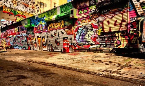 Fototapeta Uliczne graffiti 
