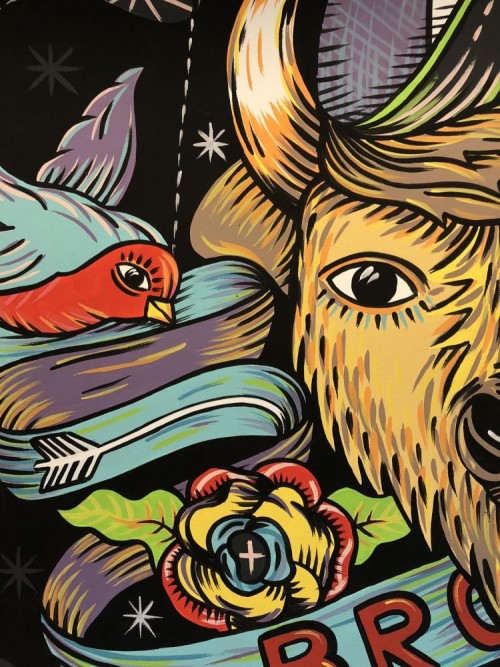 Fototapeta Deskorolka, ilustracja i longboard