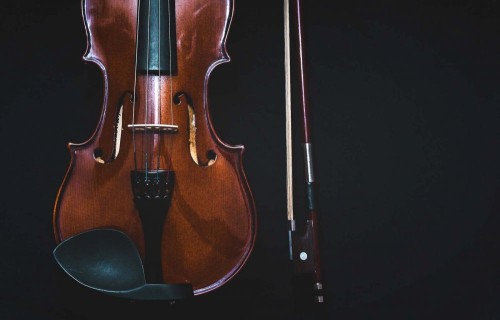 Fototapeta Instrument smyczkowy, tololoche i instrument muzyczny