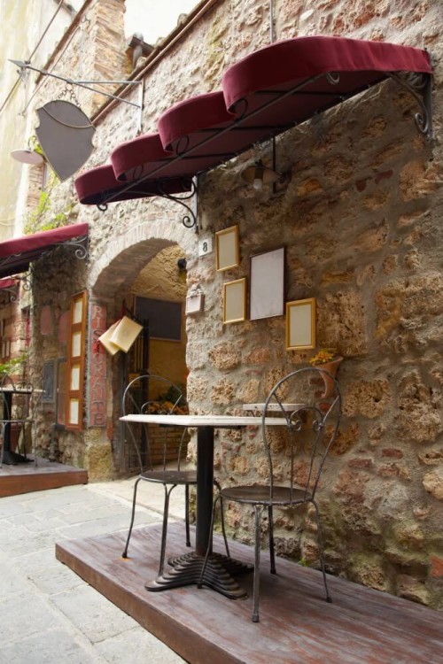 Fototapeta Restauracja na ulicy 